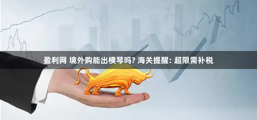 盈利网 境外购能出横琴吗? 海关提醒: 超限需补税